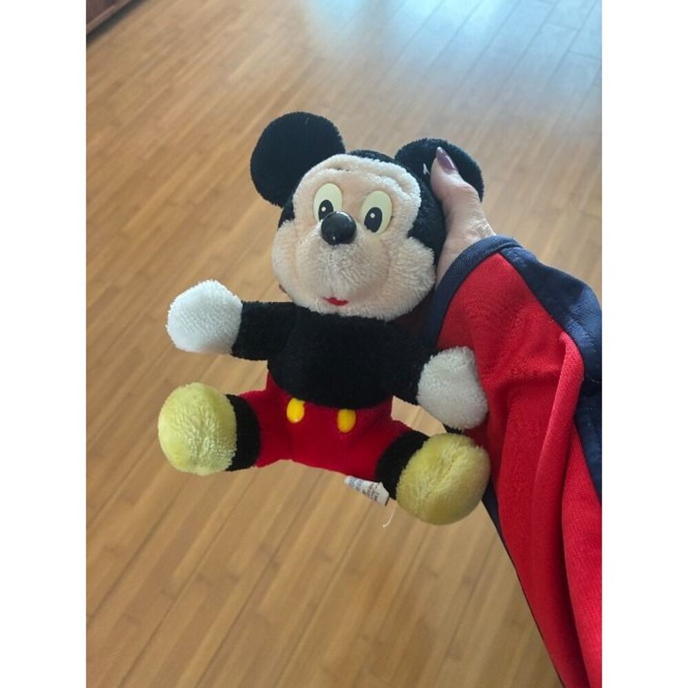 Vintage Disneyland Mickey Mouse Plush Doll Stuffed Toy Walt Disney World Vtg